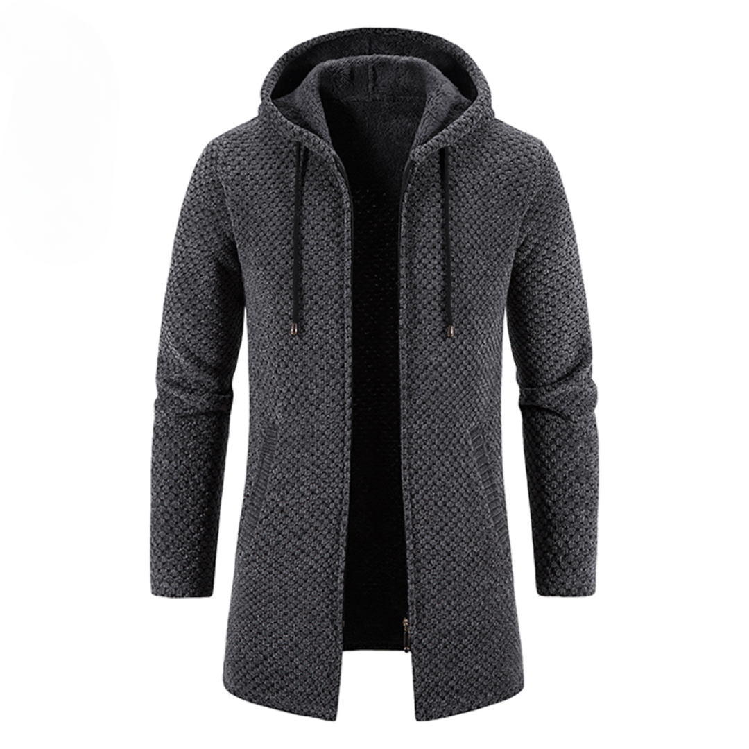 Paul - Manteau en laine avec capuche pour hommes