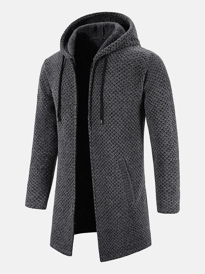 Paul - Manteau en laine avec capuche pour hommes