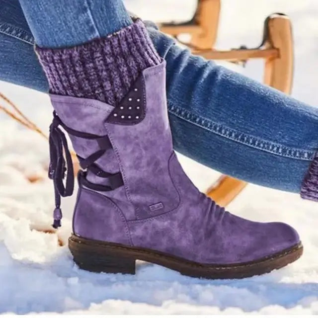 Carla | Bottes D'Hiver En Laine Avec Soutien Orthopédique