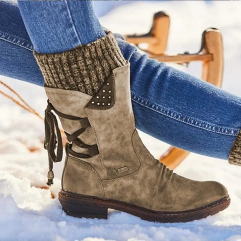 Carla | Bottes D'Hiver En Laine Avec Soutien Orthopédique