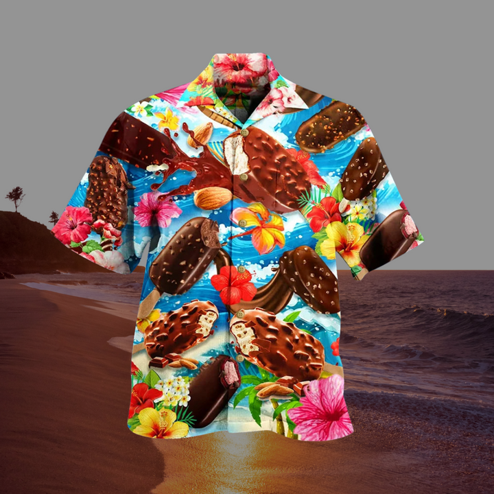 Ice Cream - Chemise d'été pour hommes