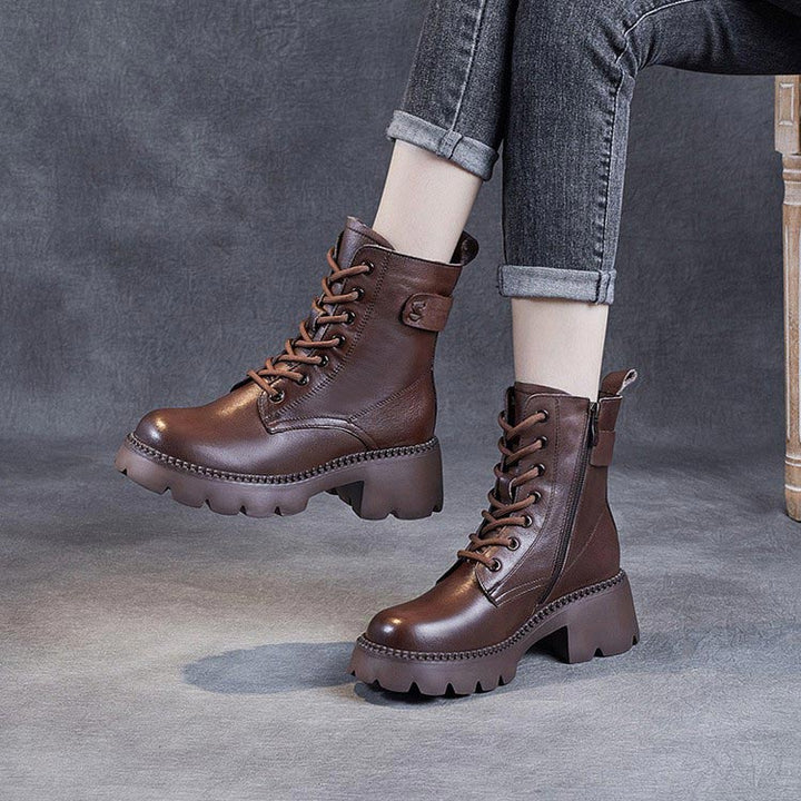 Allure | Bottes orthopédiques confortables pour femmes, en cuir